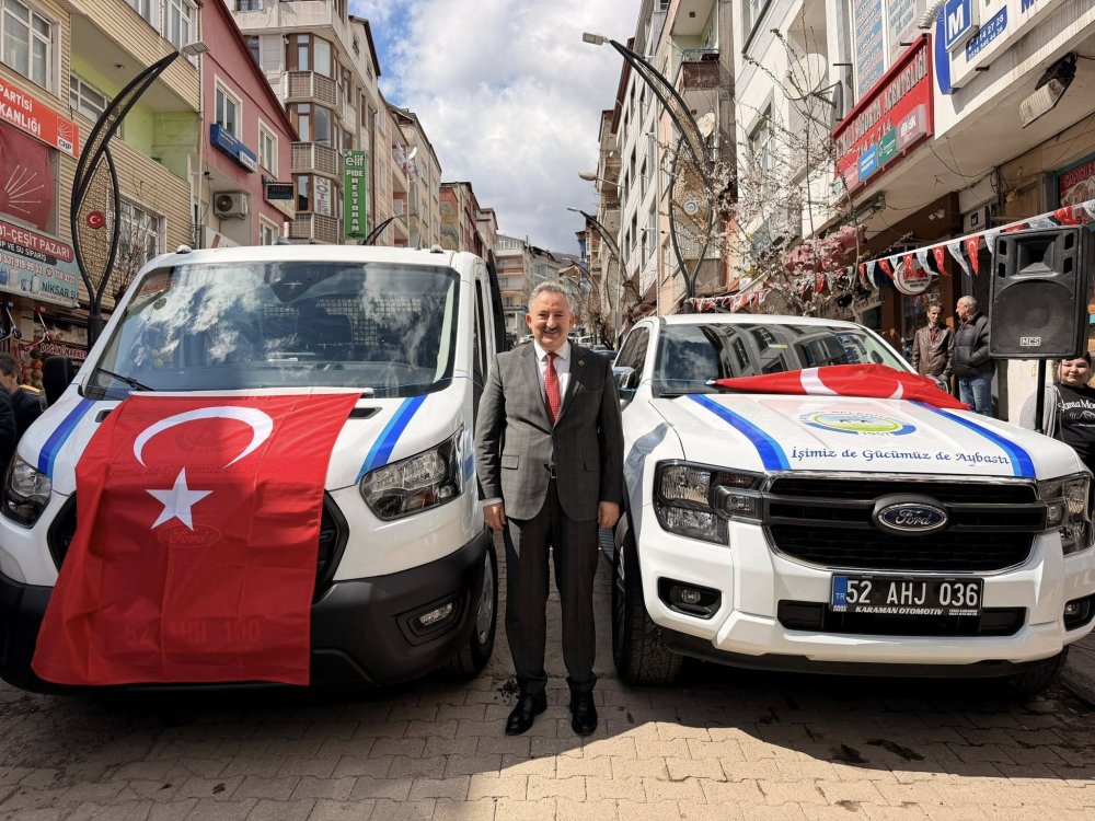 2 YENİ HİZMET ARACIMIZ İLÇEMİZE HAYIRLI OLSUN