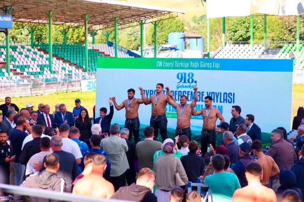 918. GELENEKSEL AYBASTI PERŞEMBE YAYLASI ORDULU MUSTAFA PEHLİVAN YAĞLI GÜREŞ VE KÜLTÜR FESTİVALİMİZİ BÜYÜK BİR COŞKUYLA TAMAMLADIK