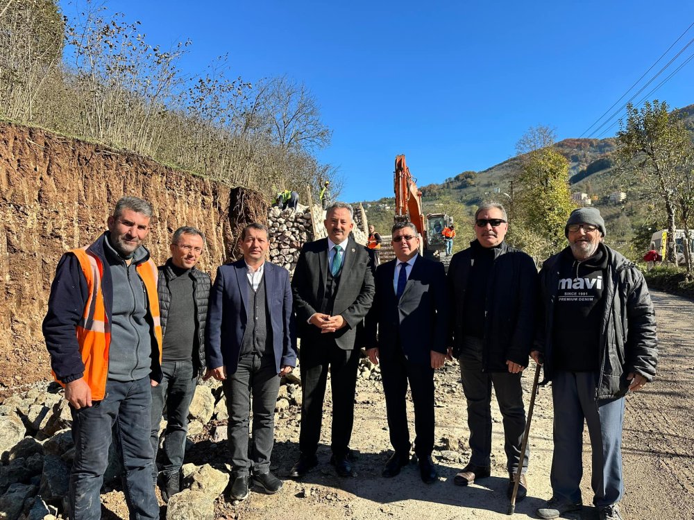 AYBASTI - KABATAŞ ARASI YOL ÇALIŞMALARI ARALIKSIZ DEVAM EDİYOR