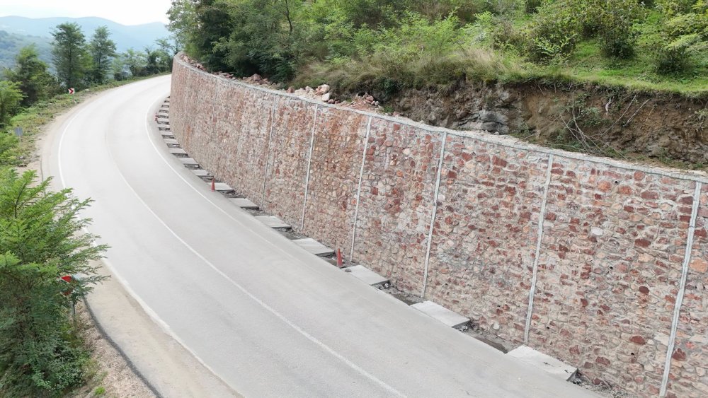 AYBASTI–KABATAŞ YOLUMUZDA ÇALIŞMALAR %95 ORANINDA TAMAMLANDI