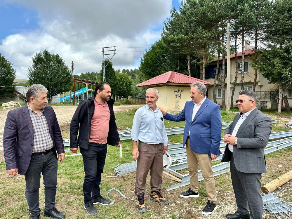 ENERJİ HATTI YENİLEME ÇALIŞMALARI YAYLAMIZA HAYIRLI OLSUN.