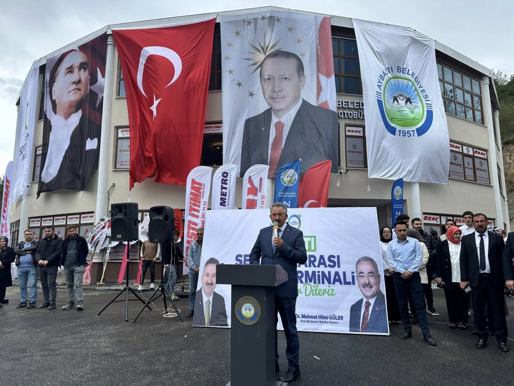 MODERN ŞEHİRLER ARASI OTOBÜS TERMİNALİMİZ İLÇEMİZE HAYIRLI OLSUN